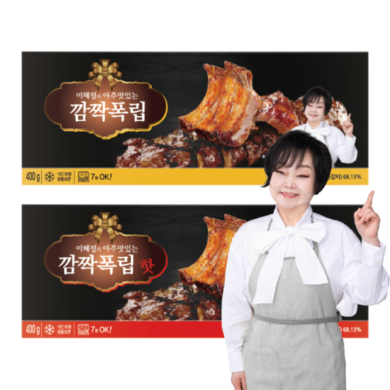 빅마마 이혜정 폭립 5팩(오리지널 3팩+매콤2팩)