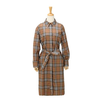 아이베리 체크 원피스 8093477