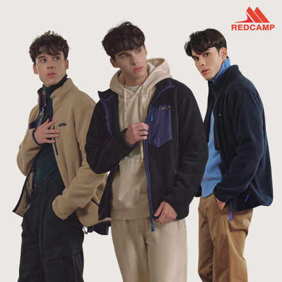 레드캠프 하이넥 플리스 남성자켓 2종
