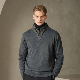 25FW 잭필드 남성 패턴 레이어드 셔츠 니트 3종 2보기