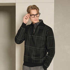 25FW 잭필드 남성 패턴 레이어드 셔츠 니트 3종 3보기