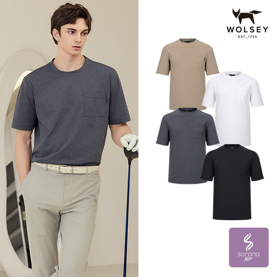 [Wolsey]울시 26SS 남성 수퍼퀵드라이 냉감 티셔츠 4종