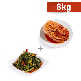 홍진경 더김치 총 8kg (포기+열무)1보기